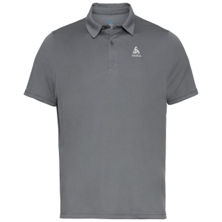 Odlo Wander-/Freizeit Polo Cardada (100% Polyester, hoher Tragekomfort) grau Herren